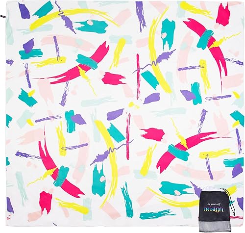 Miniatura 9 de Toalla de playa de microfibra, toallas de playa extra grandes, toallas de playa de secado rápido y absorbentes, de gran tamaño, toallas de playa