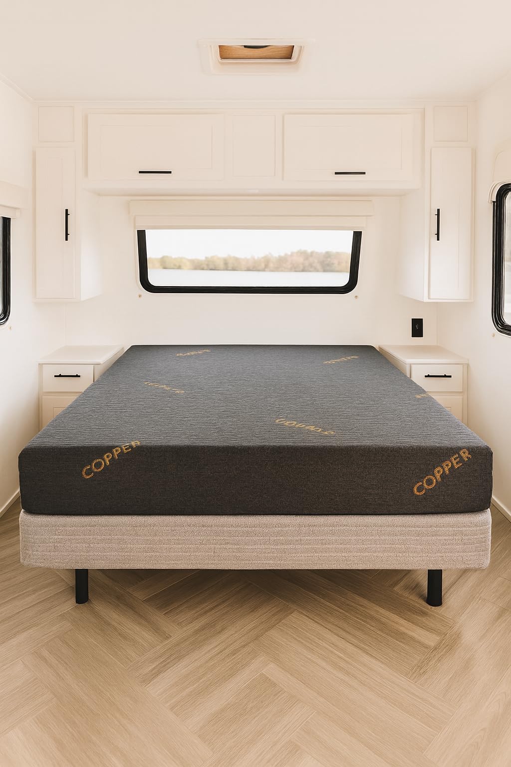 Therapedic 6-inch RV Comfort Series Copper Memory Foam RV Mattress – Copper-Infused Stretch Knit Cover – Cooling, Pressure-Relieving Support – Premium