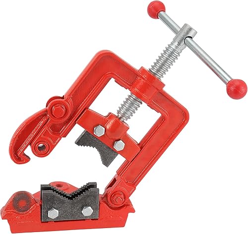 Miniatura 4 de Tornillo de tubo de servicio pesado - 0.4 a 2.4 pulgadas de capacidad, enhebrador de tornillo de banco forjado para cortar y fijar tubos de 10 a