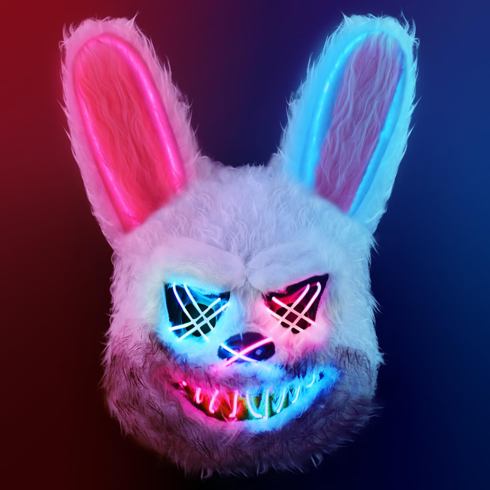 Halloween Purification Mask, Easter Bear/Rabbit Mask Hacker Anonymous V/Costume Party Role Playing Easter Animal Toys