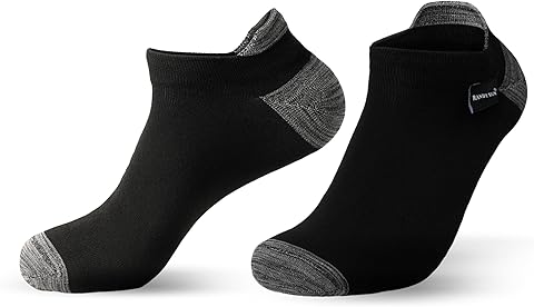 RANDY SUN Calcetines Impermeables Ultrafinos Coolmax Hombre Mujer - Transpirables Tobilleros para Ciclismo, Running, Pesca, Golf, Moto y Deporte