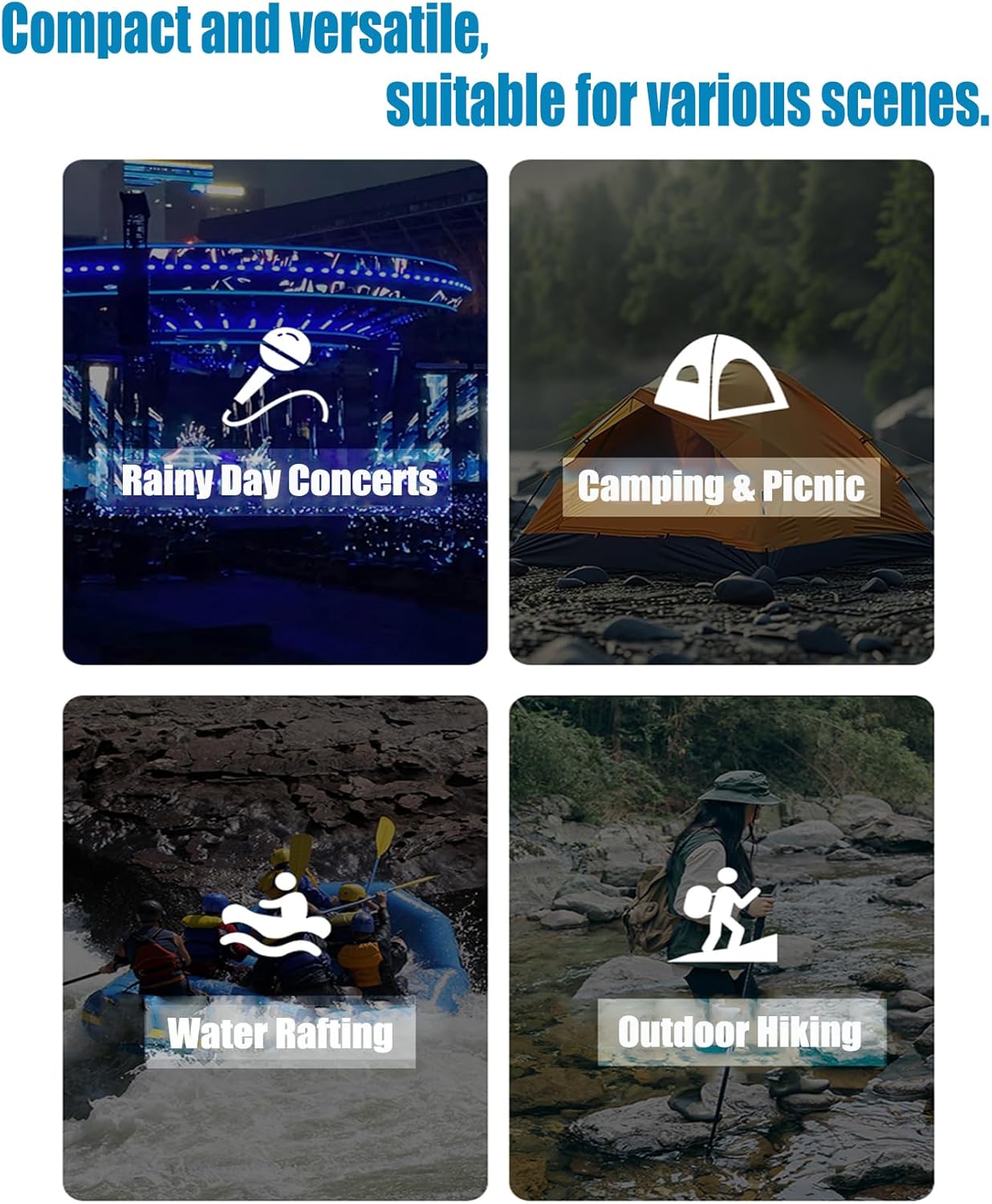 Kids Rain Jacket, 2 Pack Rain Ponchos for Kids - Reusable Raincoats for Boys and Girls Waterproof Outdoor Rain Gear - Image 7