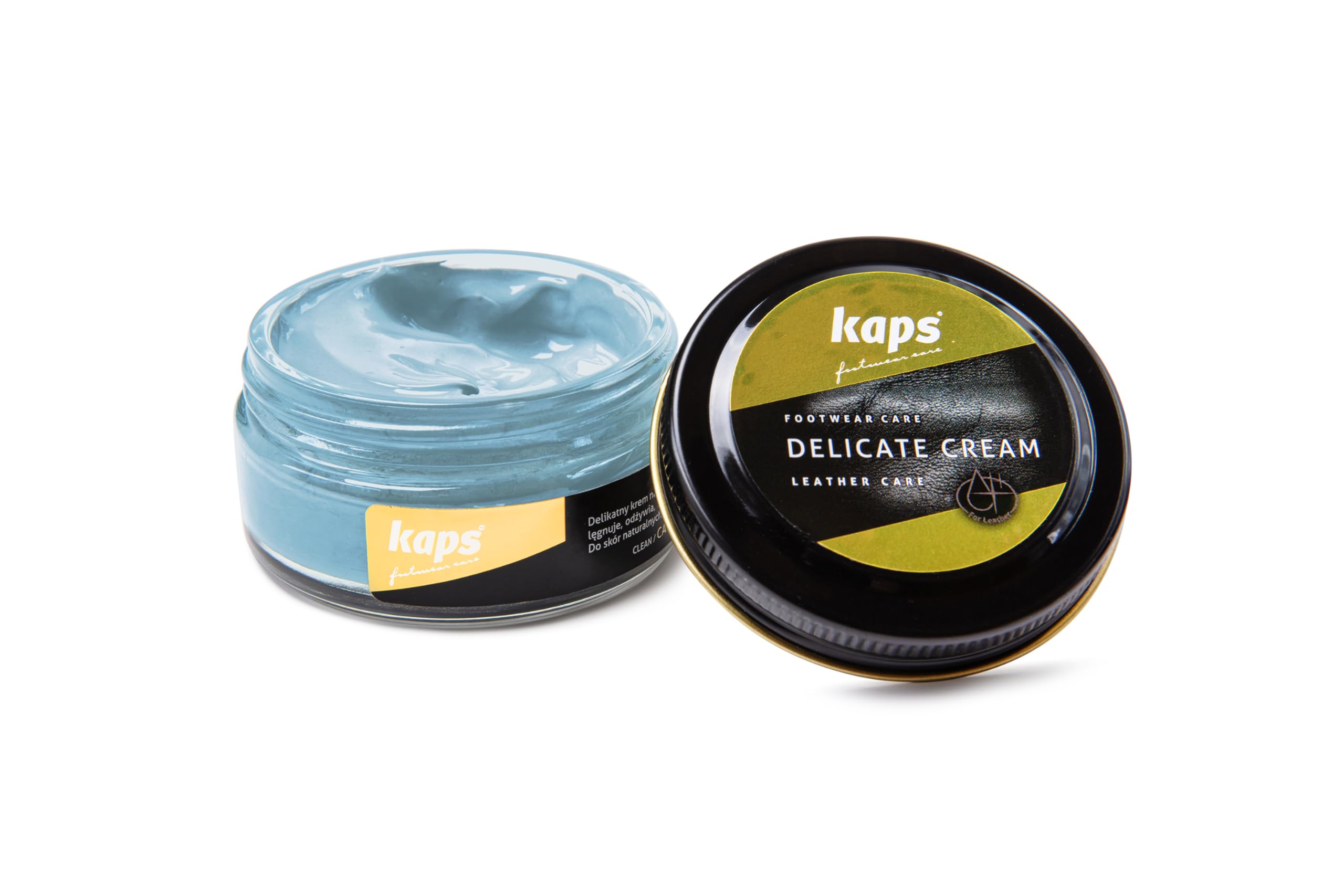 Kaps Leather Shoe Cream - Shoe Care Polish and Colour Conditioner | Refreshes Appearance | For Boots, Handbags, Furniture | Intensive Leather Care and Nourishing | 70 + Shades 50ml — view 16