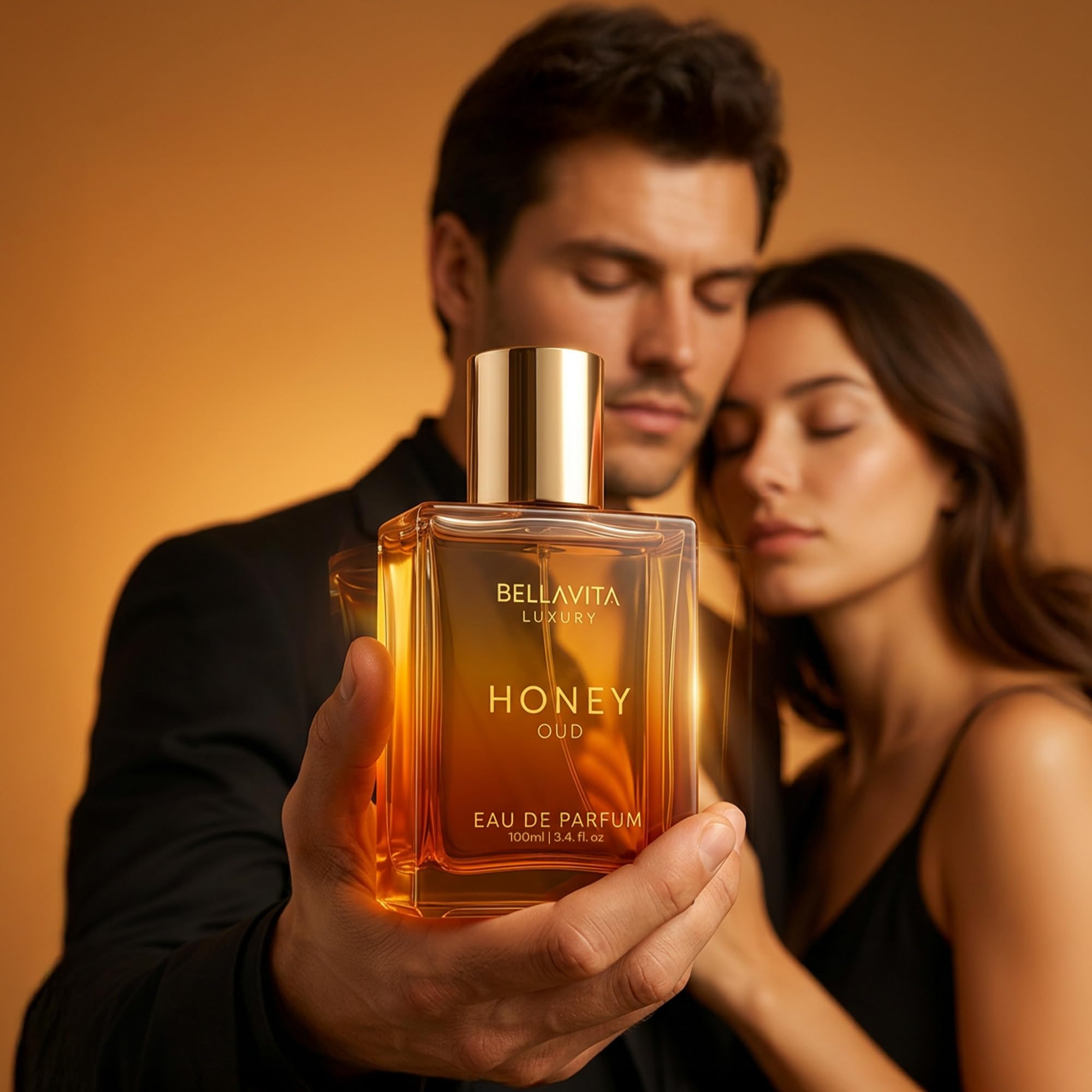 BellaVita Luxury Honey Oud Eau de Parfum 100 ml Patschuli Vanille Bergamotte blumig würzig Unisex-Duft
