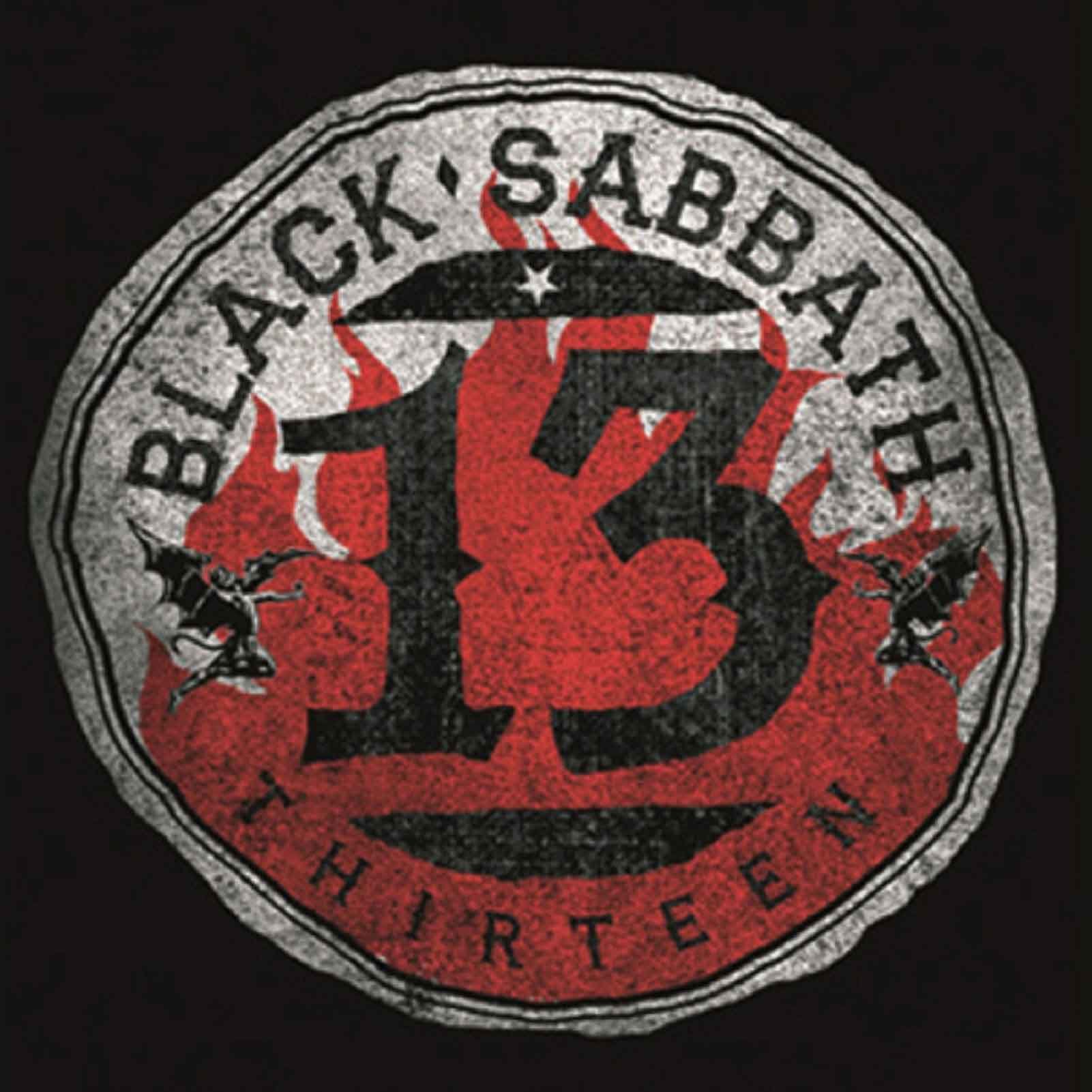 Black Sabbath 13 Flame Circle Single Coaster Drinks Music Official Merchandise