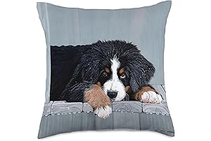 Bernese Mountain Dog Pillow: Cuddly Companion for Dog Lovers