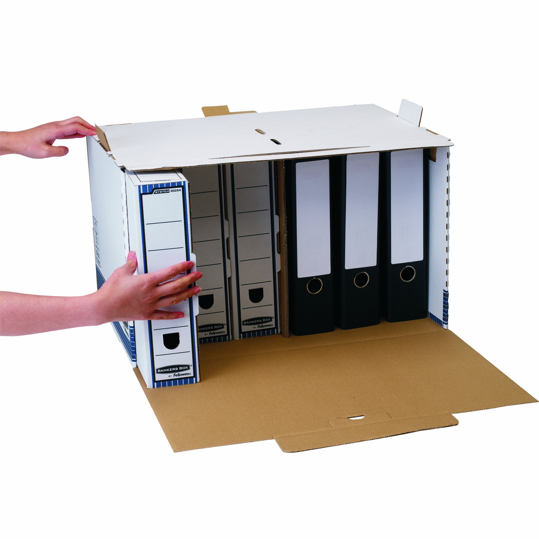 Bankers Box 0029901 Contenitore Storage System, FSC, Confezione da 5 Pezzi