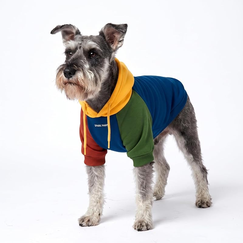 Moletom com Capuz para Cães Spark Paws em Tecido Macio com Forro de Fleece – DW240043