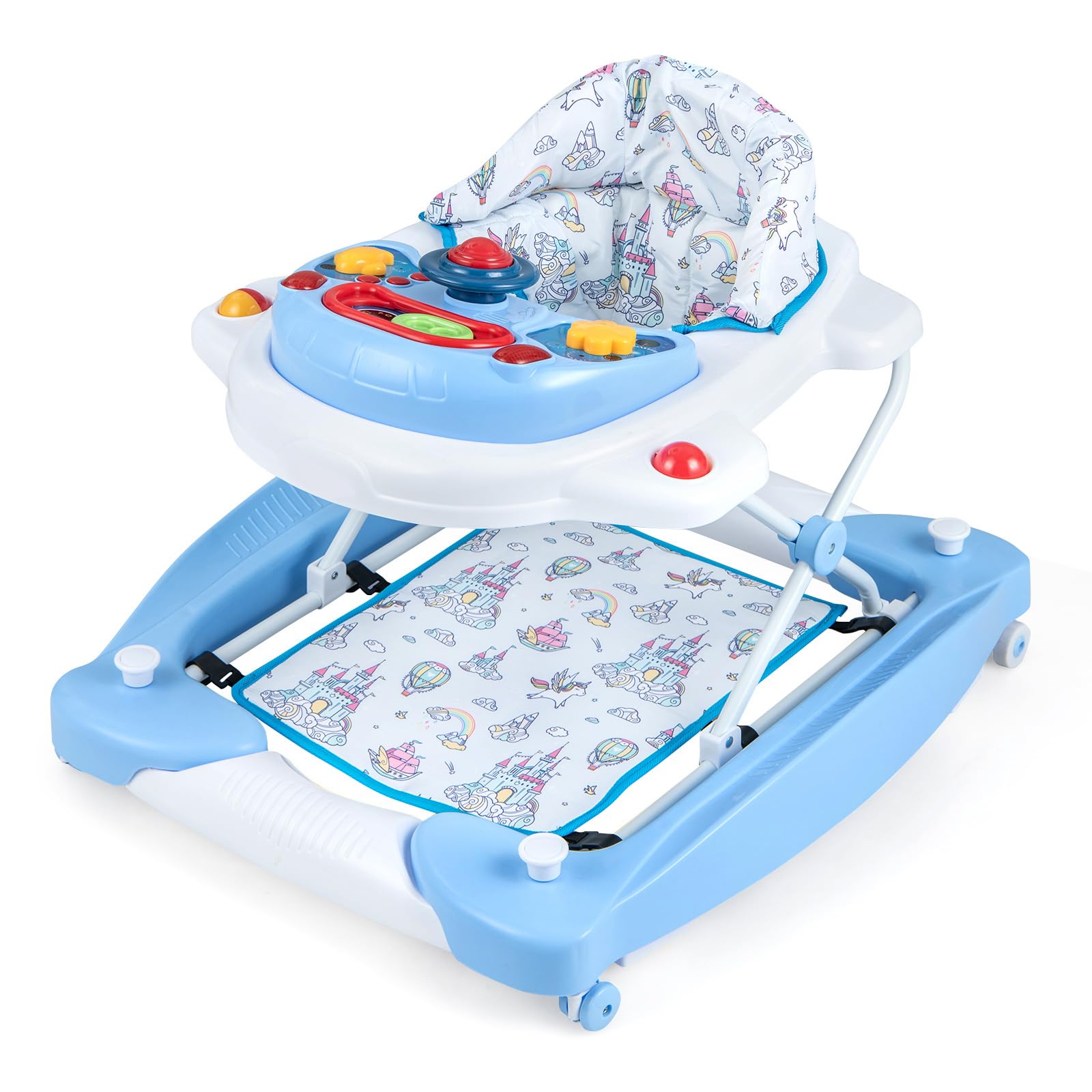 Girello Pieghevole Per Bambini Mobiclinic Rayo – Con Luci, Musica E Vassoio Interattivo, Regolabile In Altezza, Dai 6 Mesi - 5