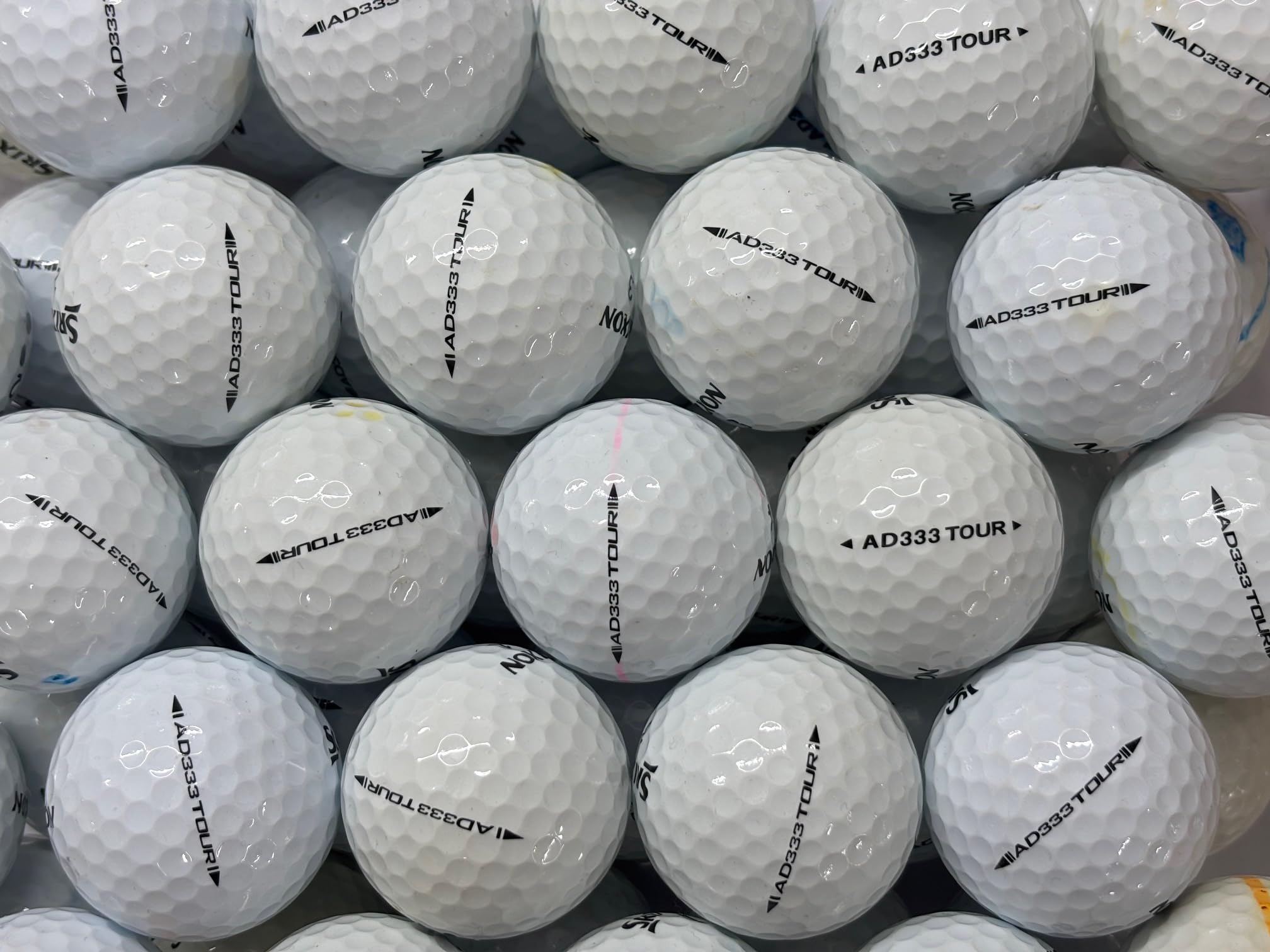 srixon AD333 Tour Golf Lake Balls Used Pearl/Grade A 24 pack