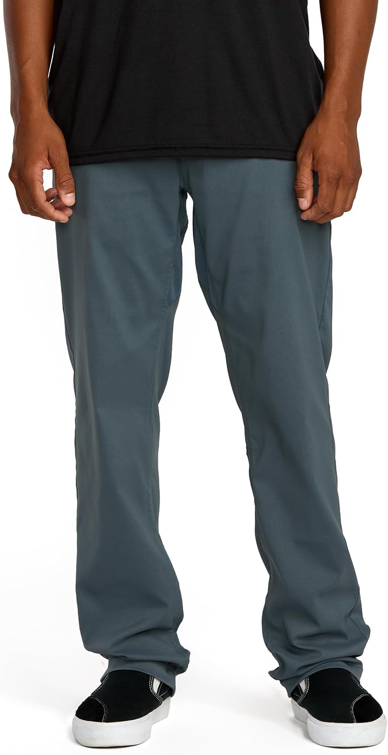 Volcom Men's Frickin Tech Chino Pants – Modern Fit, Quick-Dry, Moisture-Wicking, Zip Fly with Button Closure