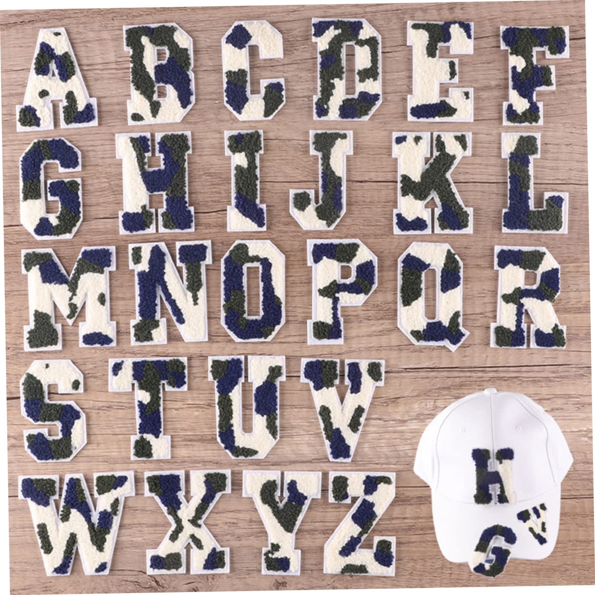 ARTIBETTER 5 Ensembles Patches À Lettres Brodés Pour Vêtements Accessoires Créatifs Personnalisables Pour Décoration Et Réparation Diy 26 Pièces * 5