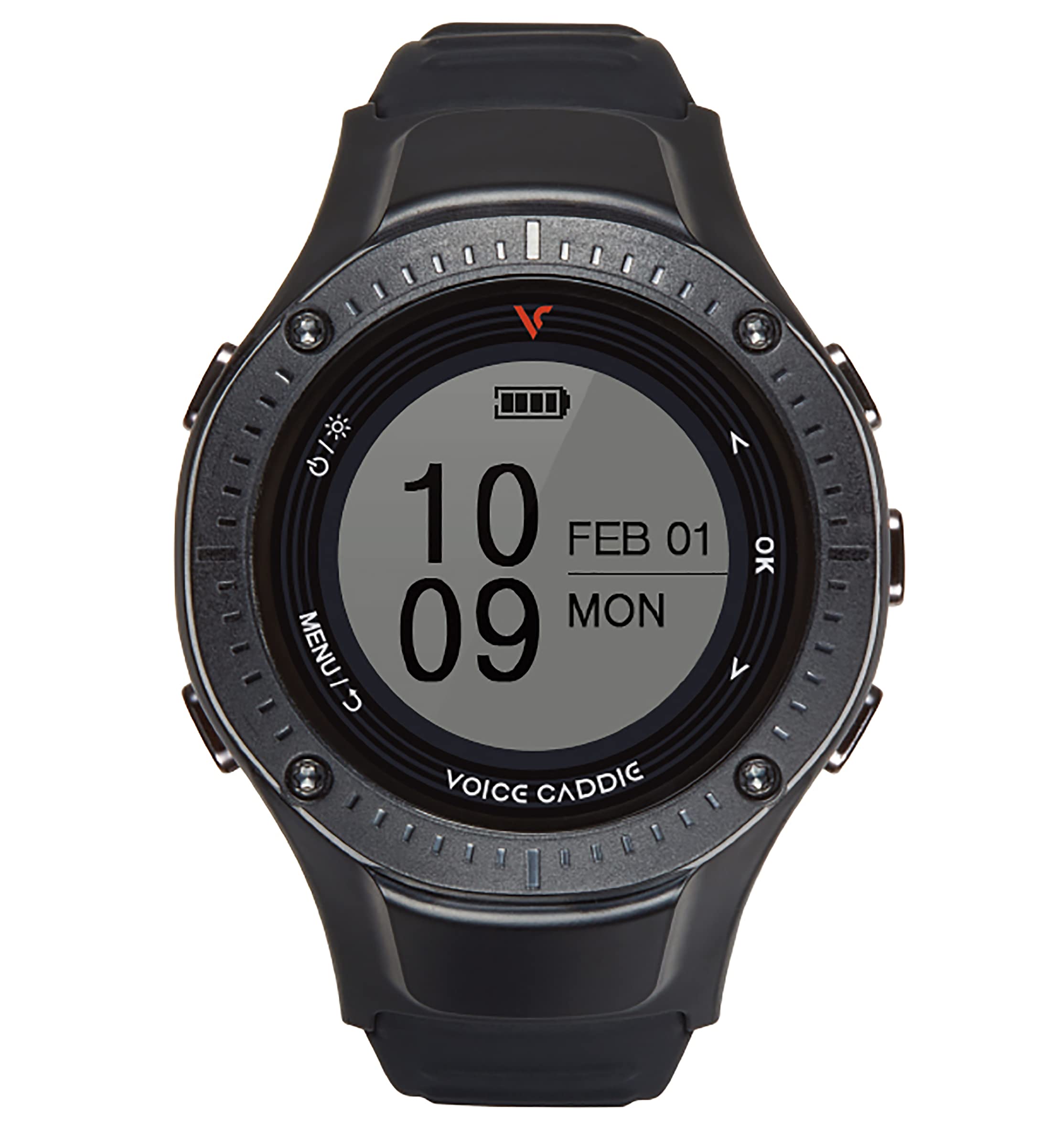 VOICE CADDIE Unisex G3 Golf GPS Watch, Negro, Correa ajustable