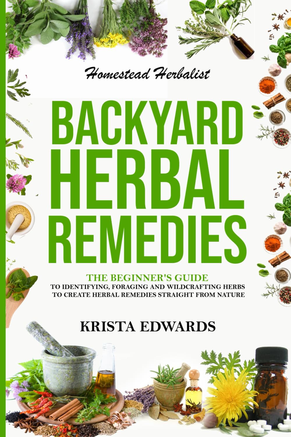 Backyard Herbal Remedies: A Beginners Guide to Identifying, Foraging, and Wildcrafting Herbal Remedies Straight From Nature (Homestead Herbalist)