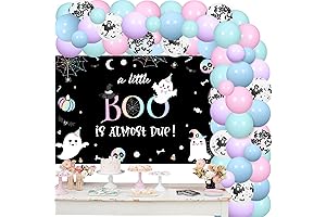 Pastel Halloween Balloon Arch Garland Spooky Backdrop