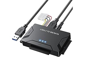 POSUGEAR USB 3.0 to IDE and SATA Adapter - Hard Drive Data Recovery Kit