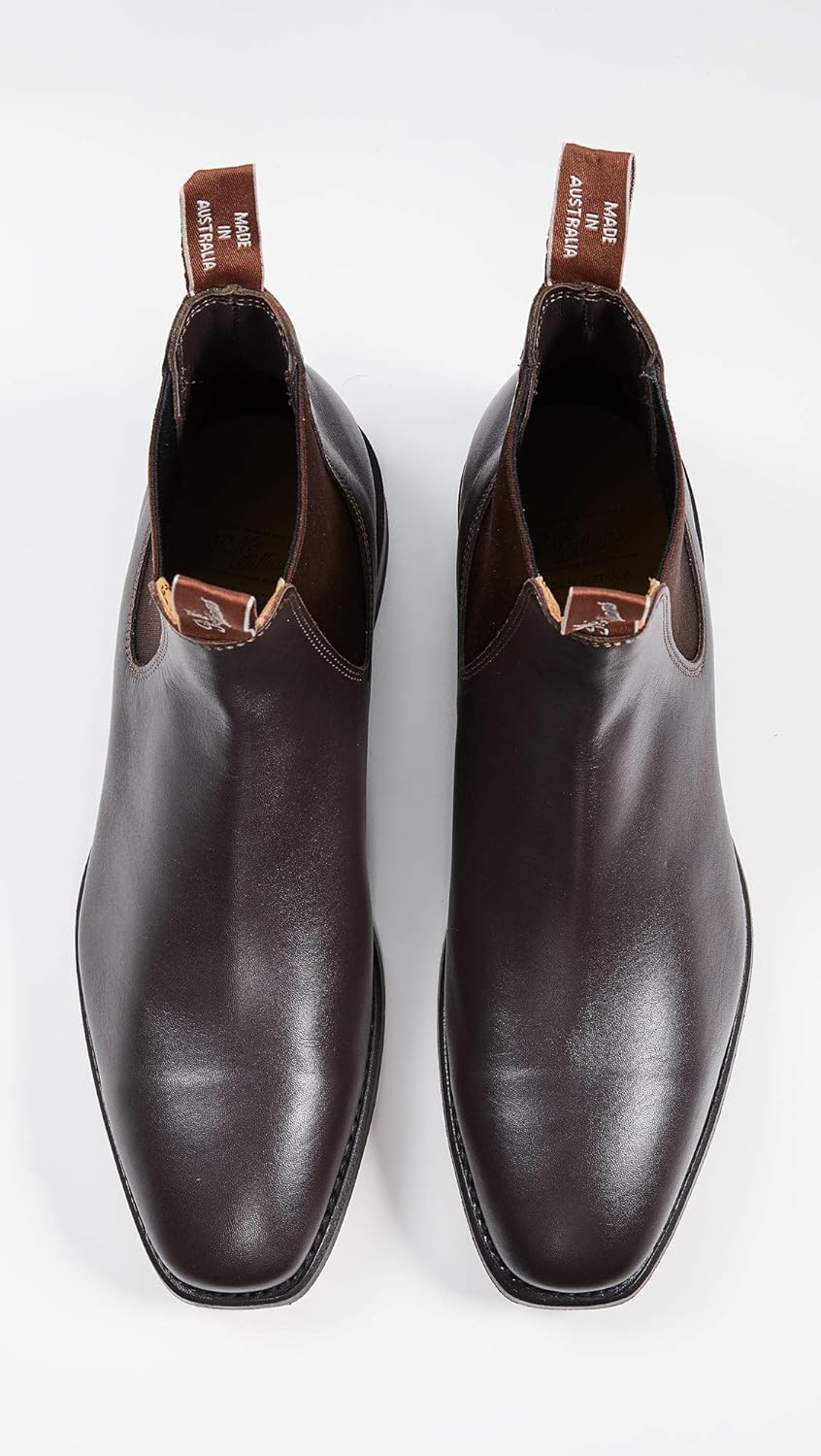 R.M. Williams Men's Classic RM Leather Chelsea Boots, Chestnut, 7 Medium US - Image 5