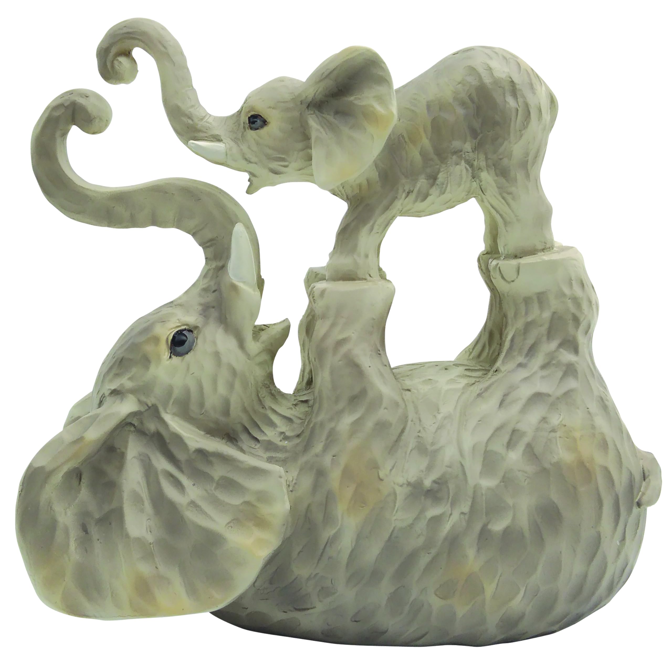 The Leonardo Collection Ellie & Family Playtime Elephant Figurine Figurines Statues For Home Decor | Ideal Ornaments Friendship Gifts For Women & Men | Lovely Centerpiece & Living Room Accessories
