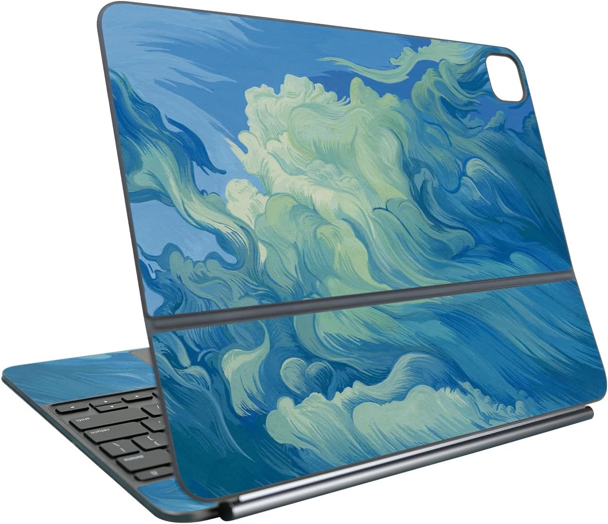 Keyboard Skin Compatible with Apple Magic Keyboard for iPad Pro 13" (M5) 2025 - Visionary - Premium 3M Vinyl Protective Wrap Decal Cover - Easy to Apply | Crafted in The USA by MightySkins