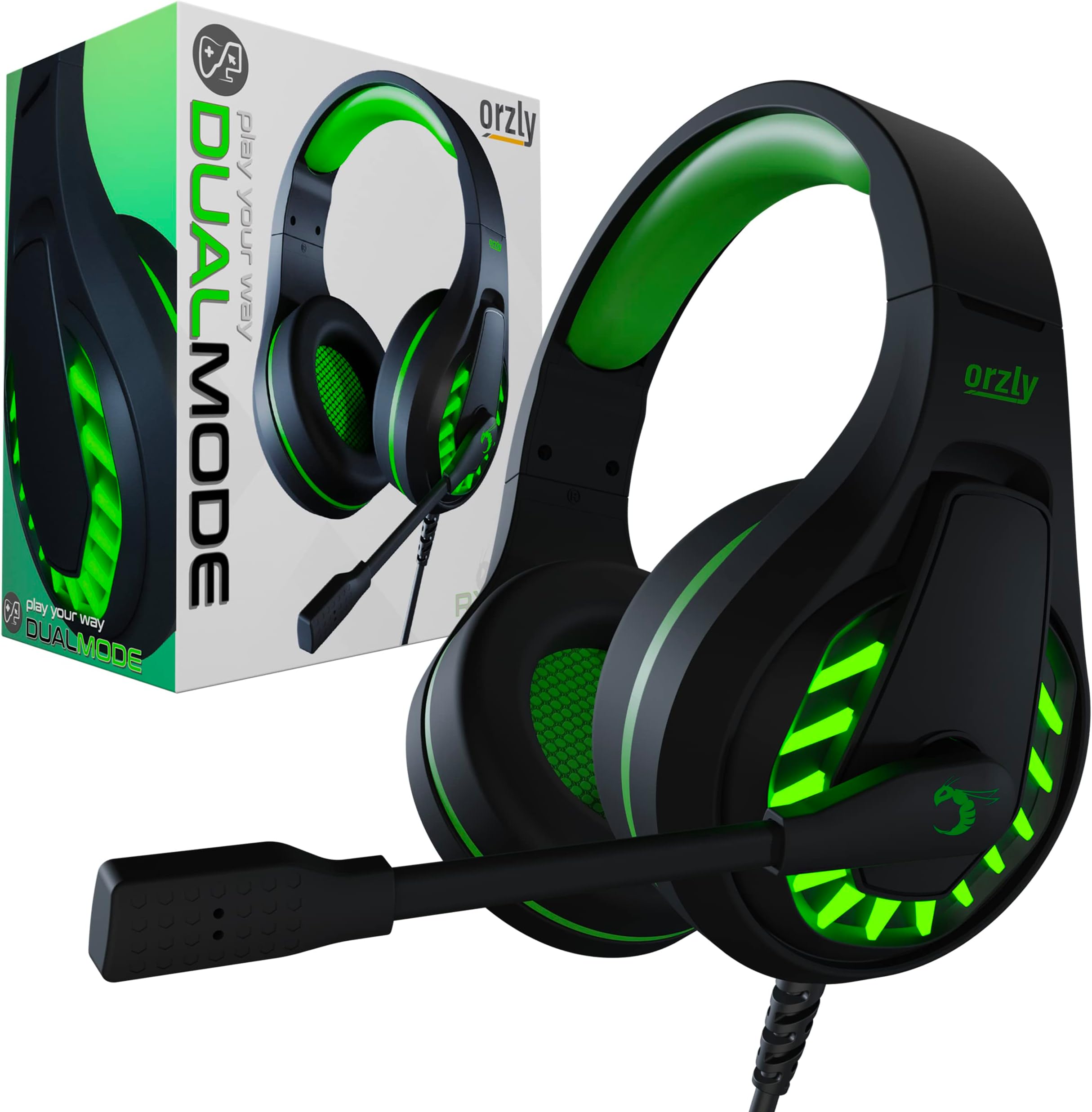 Gaming Headset for PC and Gaming Consoles compatible with PS5, PS4, XBOX SERIES X | S, XBOX ONE, Switch & Steam Deck with noise cancelling mic - RXH-30 Sagano Edition