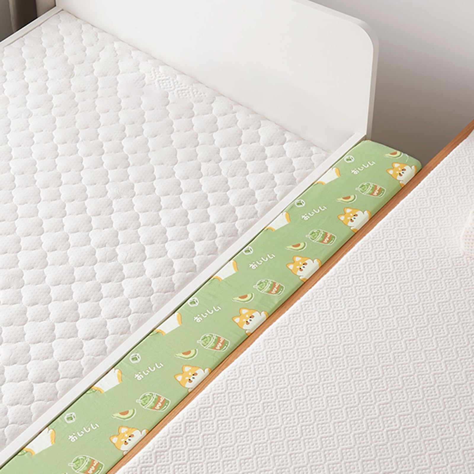 1.2 1.5 1.8 2 M/ 3.9 4.9 5.9 6.5 FT Long Headboard Gap Filler, Sofa Chair Armrest Support Cushion for Bedroom Living Room Study Guest Room, Soft & Comfy ( Color : ligjt grey , Size : 200x10x8cm/78.7x3