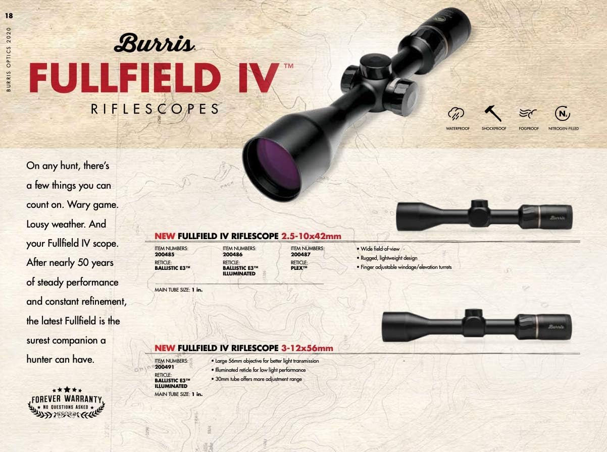 Burris Fullfield IV 6-24x50mm Hunting Scope