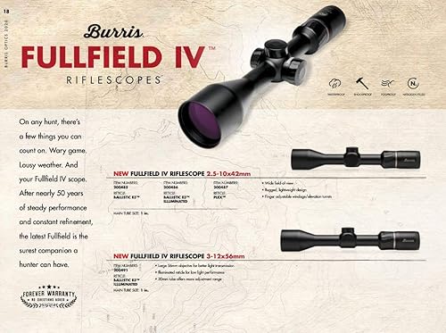 Miniatura 6 de Burris Fullfield IV 4-0.630x1.969 in Alcance de caza
