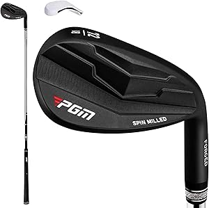 PGM Wedge - 72 Degrees Premium Sand Wedge, Lob Wedge for Men & Women - CNC Textured - Bunker Buster Escape Bunkers and Save Strokes Around The Green-High Loft Golf Club