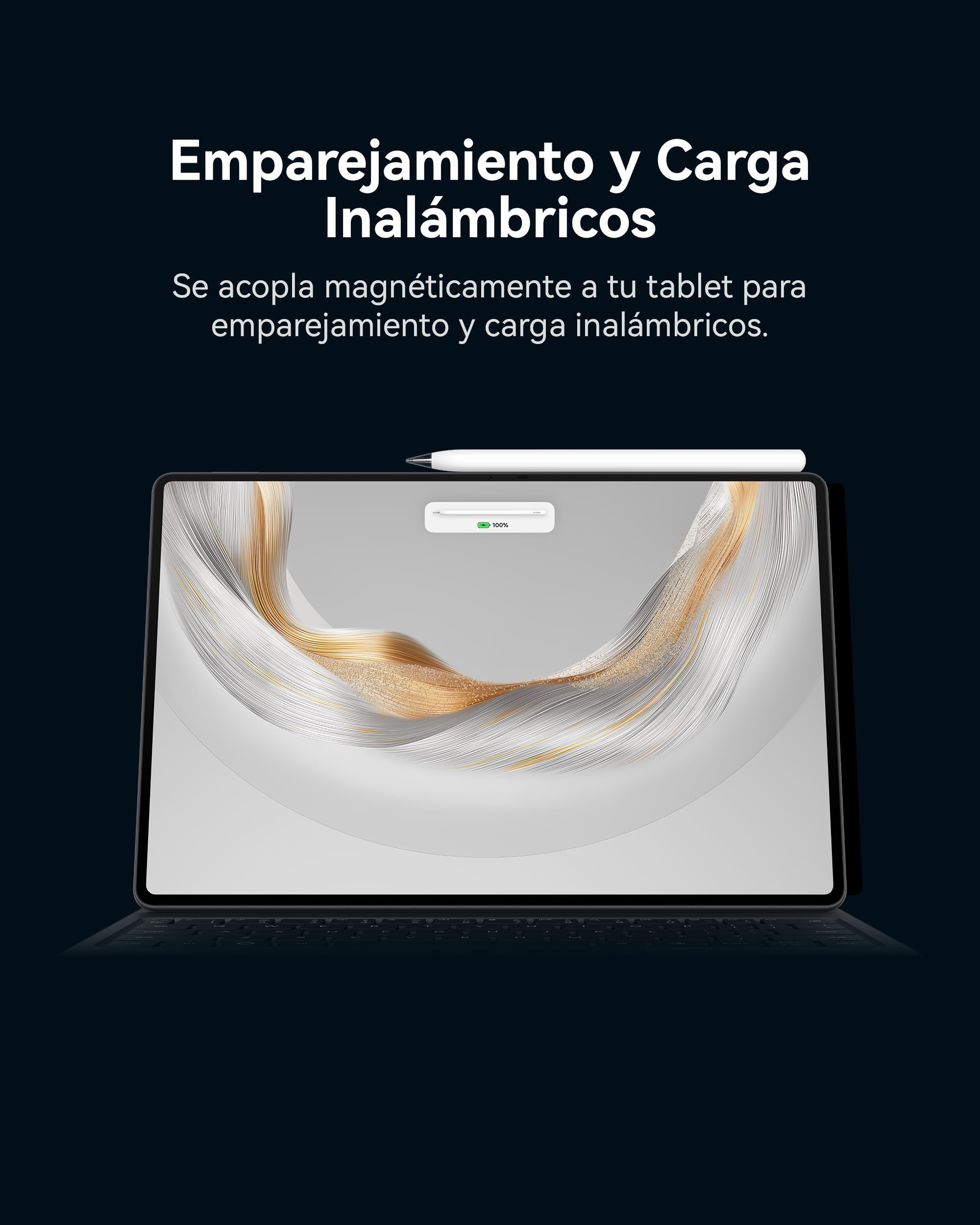 HUAWEI M-Pencil Pro, Lápiz Óptico, 3 Puntas Versátiles, Luz Intermitente Star Ring, Botón Rápido para Acceso Directo a App, Múltiples Gestos,10,000+ Niveles de Detección Presión, Conexión NearLink