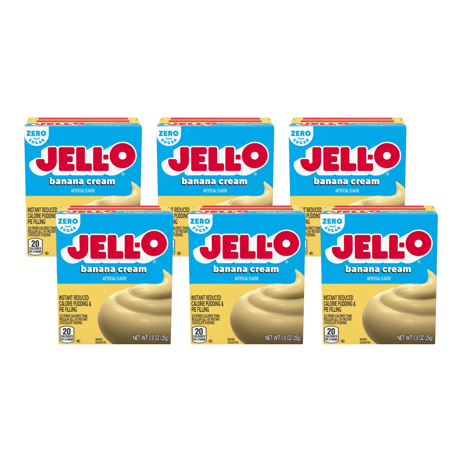 Jell-O Sugar-Free Instant Pudding and Pie Filling, Banana Cream