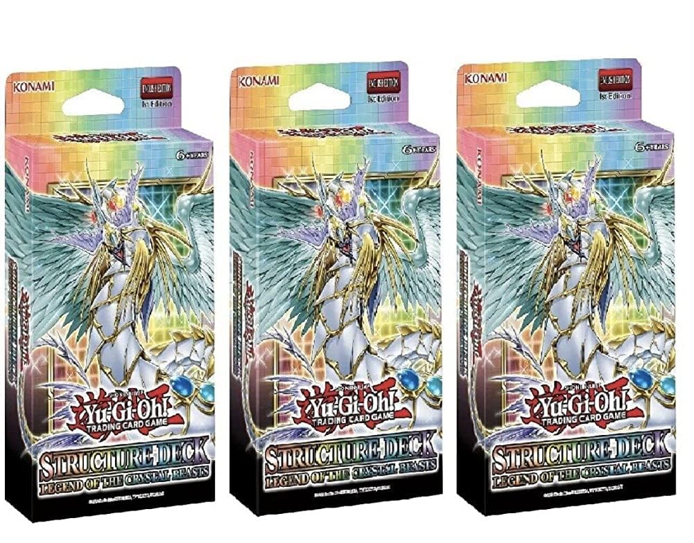 Amazon.com: Generic 3X Structure Deck: Legend of The Crystal Beast : Toys &  Games