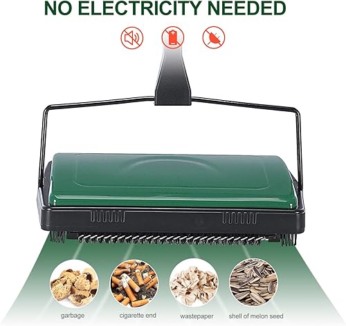 Miniatura 2 de Yocada Limpiador de alfombras para el hogar y la oficina, alfombras bajas, alfombras de capa interior, restos de polvo de pelo de mascotas, papel