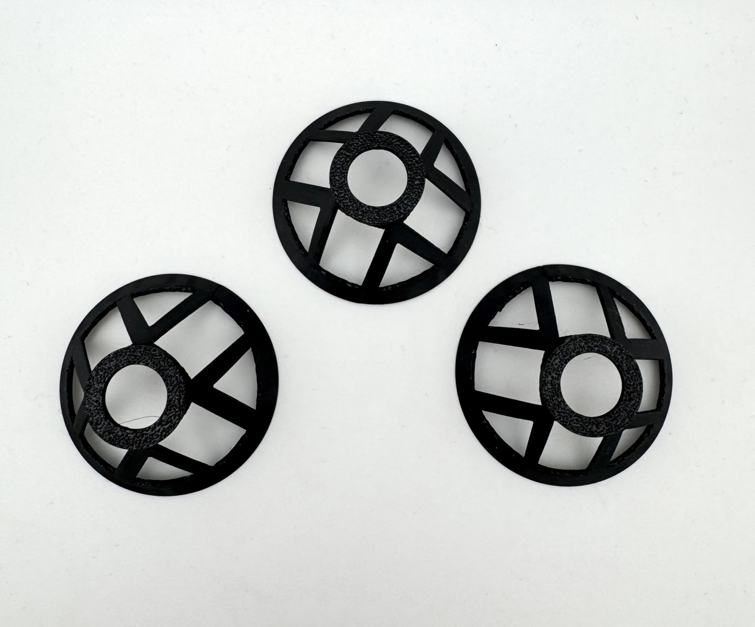 Reef-Safe Coral Frag Plug Stand - Black, 50mm Diameter, Holds Coral Frag Plugs in Sand - PETG Material. Pack of 3 - Image 3