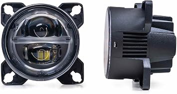 Morimoto BI-LED High/Lowbeam, Sealed3 LED Headlight Housing, Universal 90mm DOT Approved Projector, Ultra Bright Plug and Play Upgrade for Custom Cars, Motorcycles, Motorhomes, Buses, etc. 1x LF802