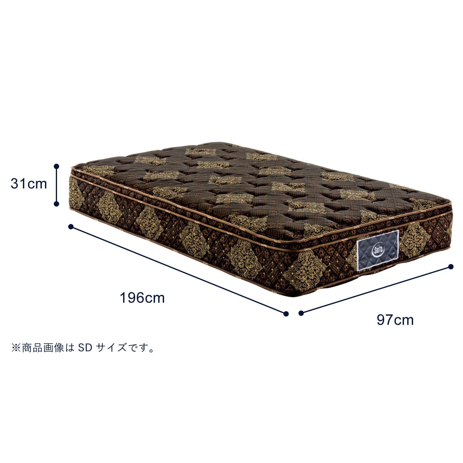 Amazon.co.jp: Serta サータ トラディション BOX-T 6.8 マットレス