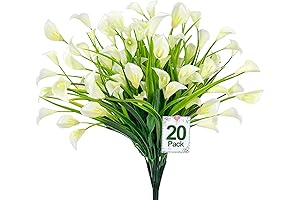 TURNMEON Artificial Calla Lily Flowers: Lifelike Beauty for Enduring Elegance