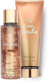 Victoria's Secret Bare Vanilla Mist & Lotion Set - Warm Cozy Vanilla Fragrance for Everyday Luxury & Gifting
