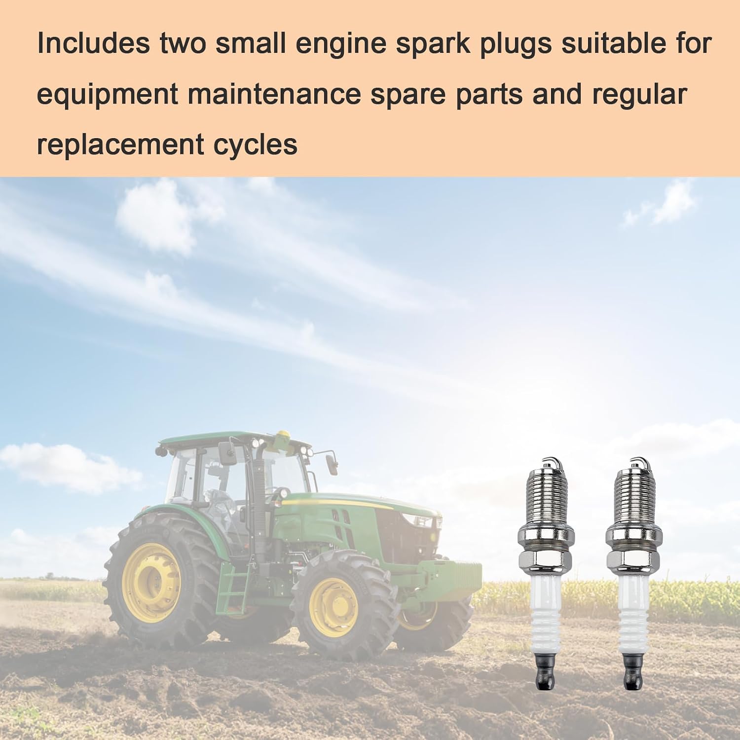 2-Pack Small Engine Spark Plug XC10YC Compatible with Champion Copper Plus