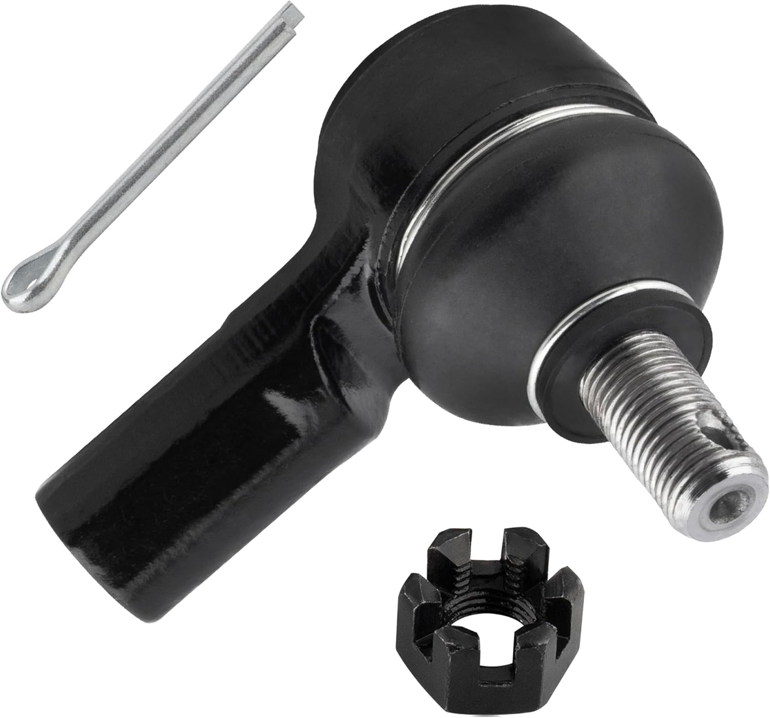 2Pcs Front Outer Tie Rods End Links LH Driver & RH Passenger Fit For Acura RSX 2002-2006 Base Coupe 2-Door 2.0L, For Honda Element 2003-2011 Sport Utility 4-Door 2.4L Replace# ES80995