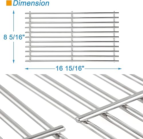 Miniatura 3 de BBQration Piezas de repuesto de parrilla G553-0002-W1A para parrilla de gas Charbroil Gas2Coal 463370519 463370516 463340516 466370516 463336818