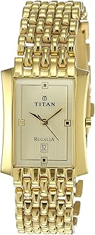 Titan Regalia Analog Gold Dial Men's Watch -NM1927YM05 / NL1927YM05/NP1927YM05