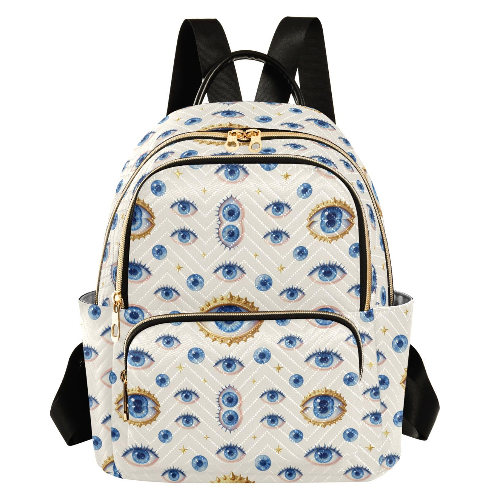Mochila de poliéster para mujer que soluciona la falta de espacio con 3 bolsillos 8