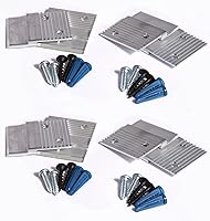 Vista 6 de ATS Acoustics Panel acústico absorbente de sonido 24" x 48" x 4" borde biselado (negro)