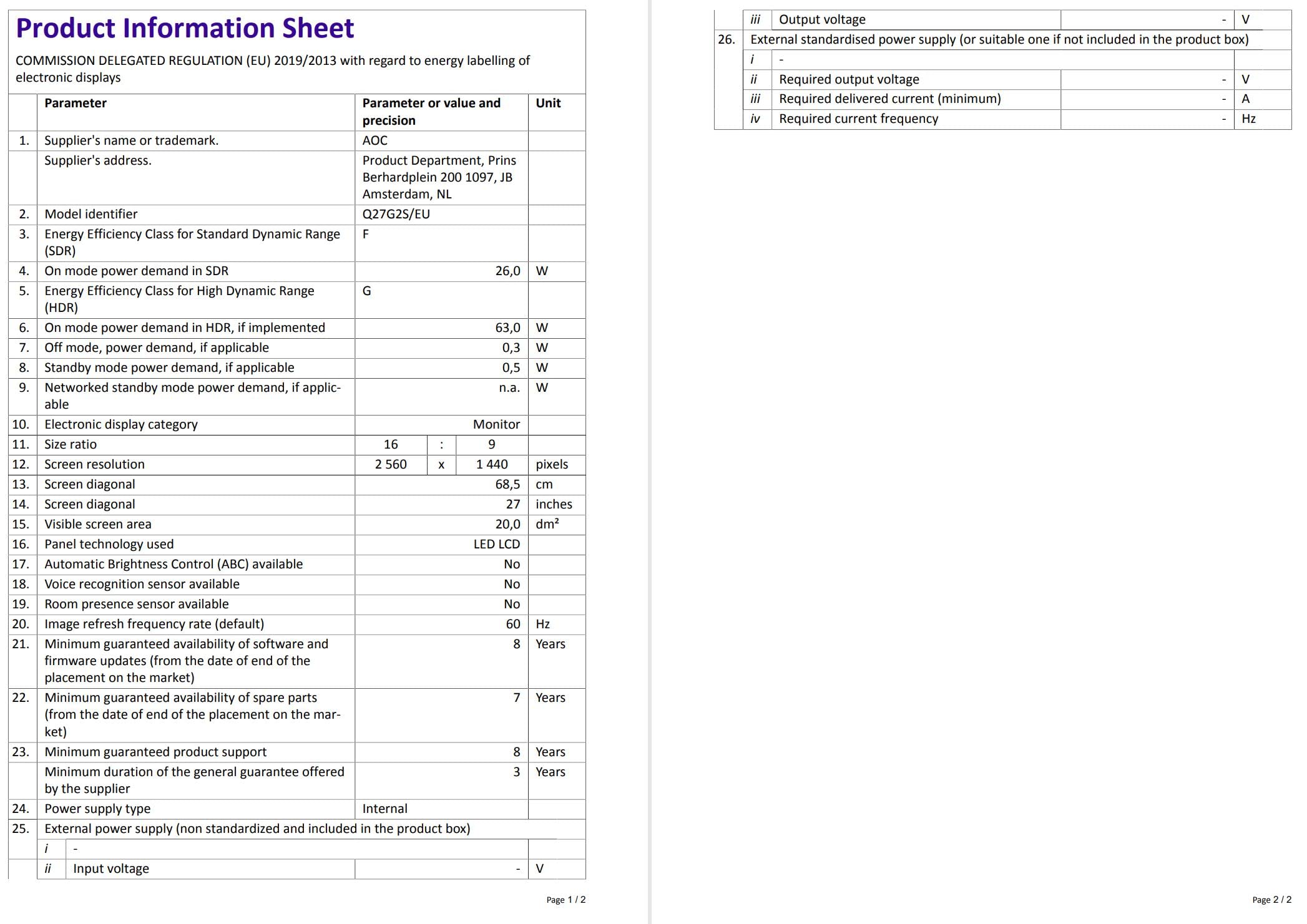 Samsung LC27RG50FQUXEN 27" RG50 Curved Gaming Monitor - 240Hz, FullHD ...