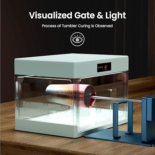 Miniatura 6 de Resiners Secador de resina para volteador de vasos, acabado artesanal de 1 hora, máquina de curado de resina epoxi para volteadores de tazas para