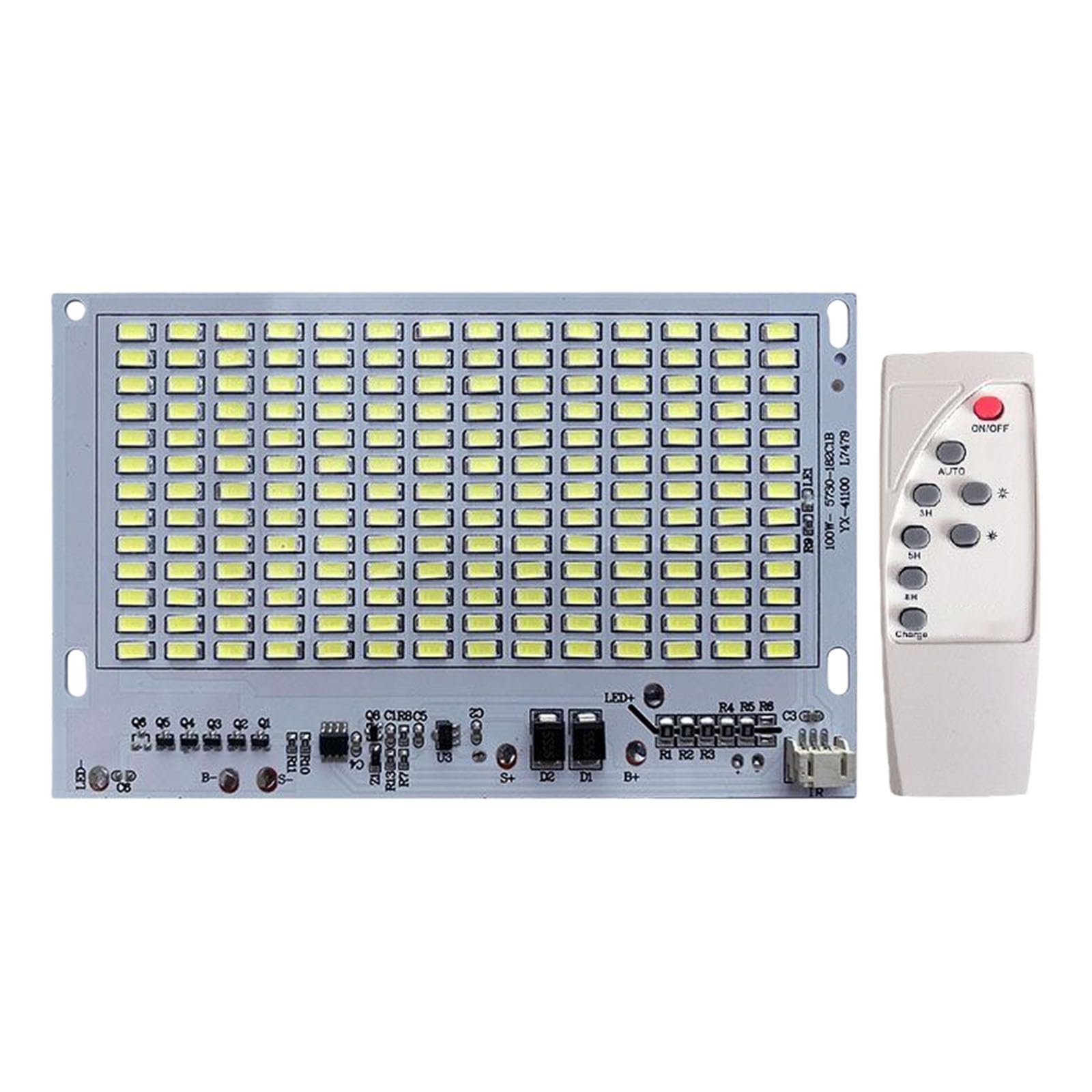 25W / 40W / 60W / 100W / 200W LED Solar Lighting Control Panel Board Lamp Integrated Board with Remote for Outdoor Landscape Light High Brightness with Timer / Remote for Outdoor Landscape Lighting
