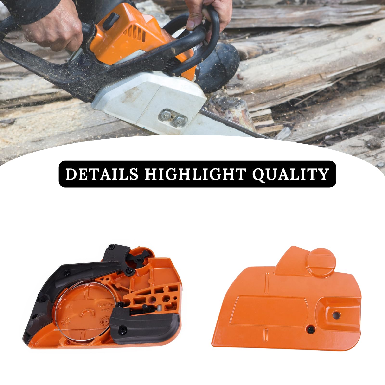 Zestaw sprzęgła z hamulcem łańcucha do pilarki Husqvarna 445 450 544097901 544097902
