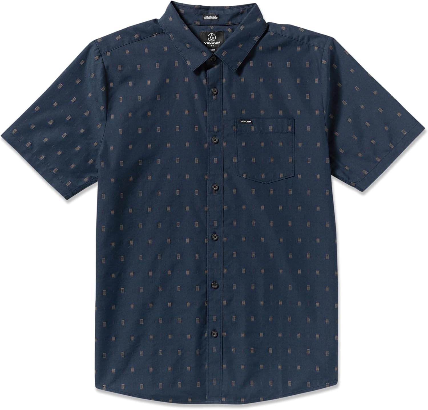 Volcom Men's Bankstone Short Sleeve Woven Button Down Shirt - Image 6