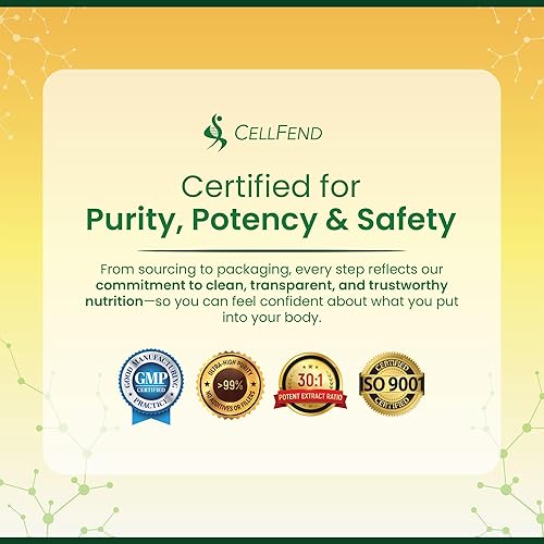 Miniatura 6 de Suplementos de espermidina para hombres y mujeres, 10 mg, 99% de pureza, 1000 mg de extracto de germen de trigo fermentado para renovación celular,