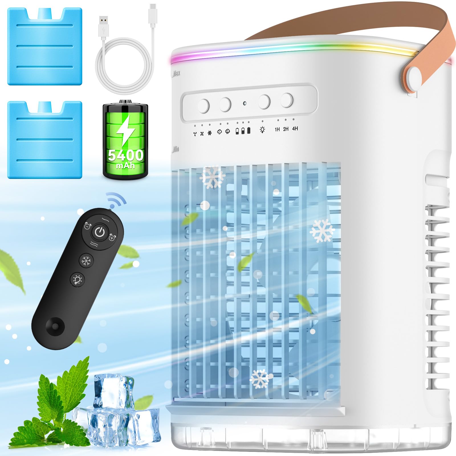 冷風扇 卓上【2022年 二重噴霧&急速冷却】冷風機 小型クーラー 強力 Amazon | 【Amazon.co.jp限定】冷風機 冷風扇【2025新版・超強力
